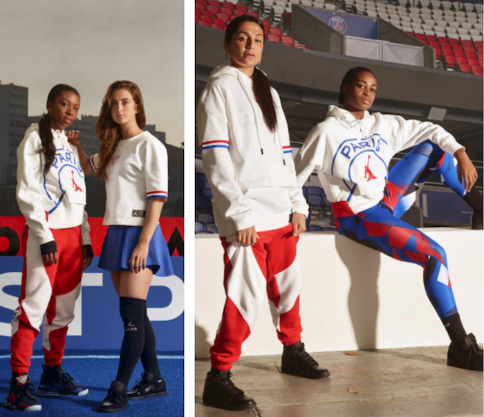 Le duo PSG x Jordan lance une nouvelle collection pour femmes, présentée par Nadia Nadim et Marie-Antoinette Katoto