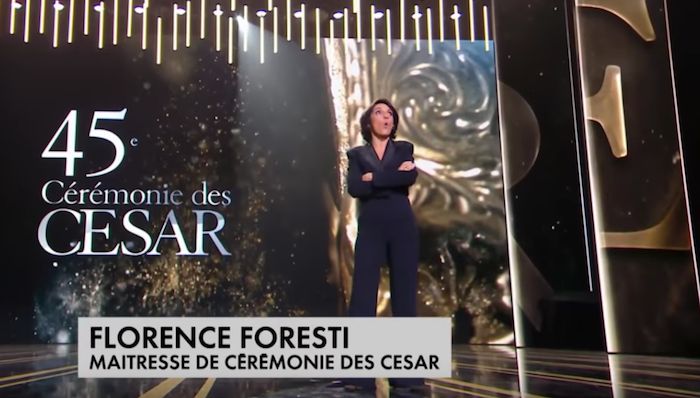 Cérémonie César 2020 Florence Foresti a assuré la présentation tant bien que mal