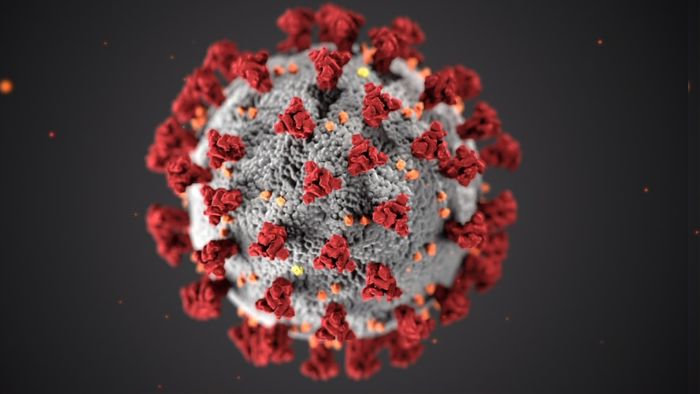 comment se proteger du coronavirus, cellule coronavirus rouge er gris en forme de globe, combattre coronavirus