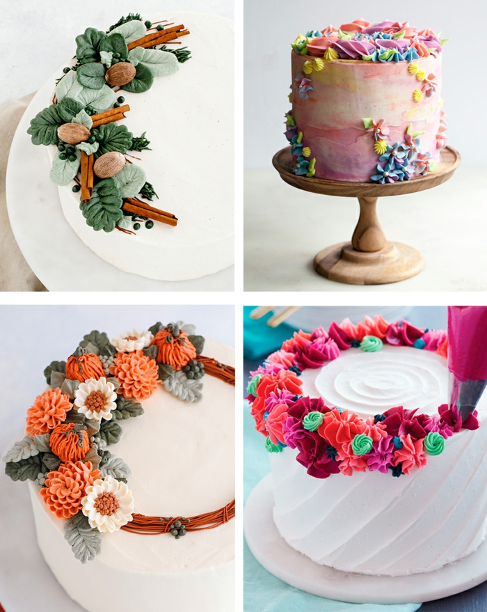 Cool idée comment décorer un gâteau d anniversaire original, gateau anniversaire adulte femme