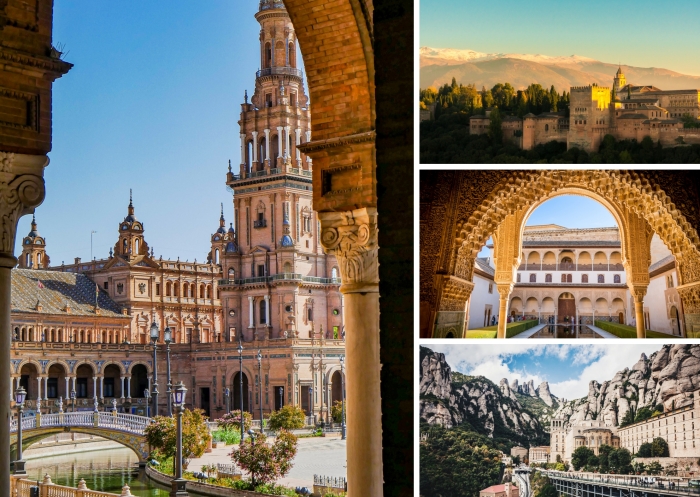 quels sites visiter en Espagne, le palais et les jardins d'Alhambra de Grenade