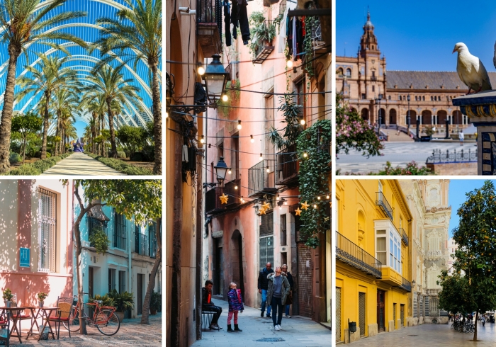 explorer les villes d'Espagne, découvrir la beauté de architecture de l'Espagne