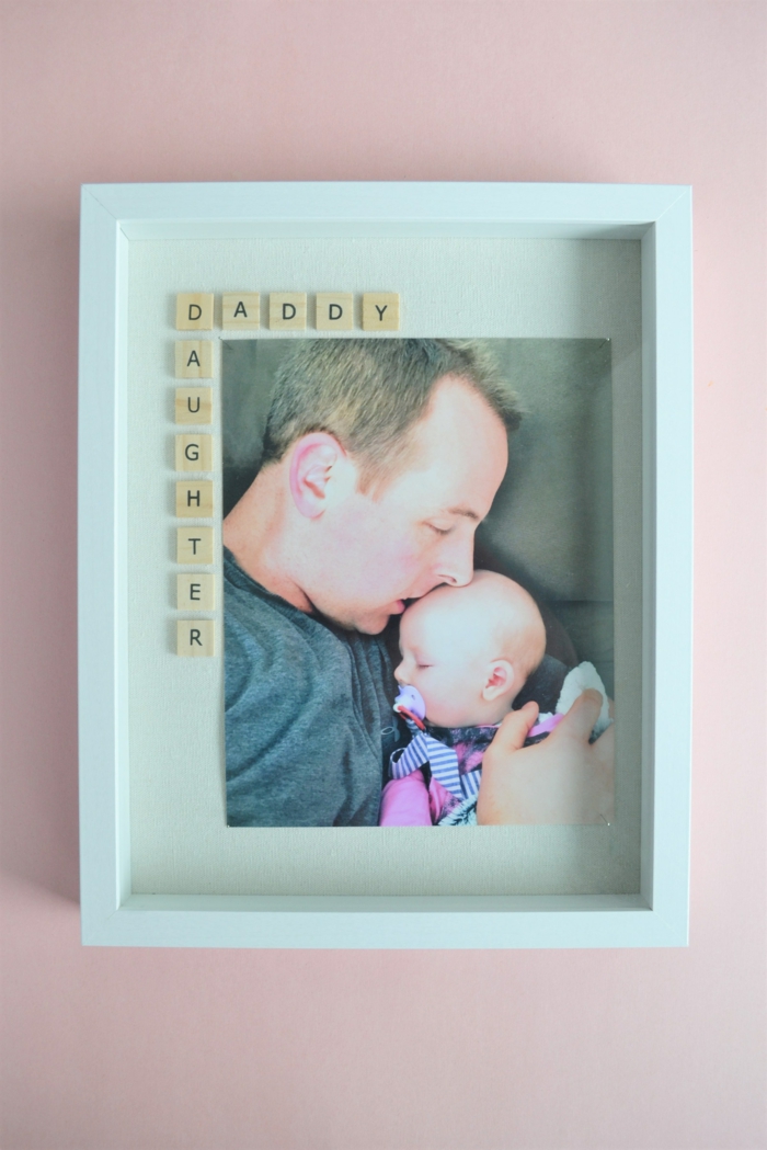 Père et sa princesse cadre photo avec lettres mots qui commencent avec le meme lettre belle photo amour famille