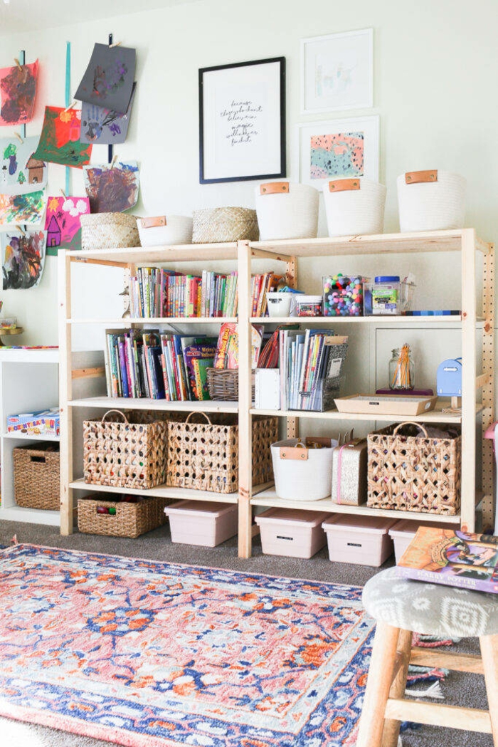 1001 + idées de décoration de chambre de fille en rose et gris