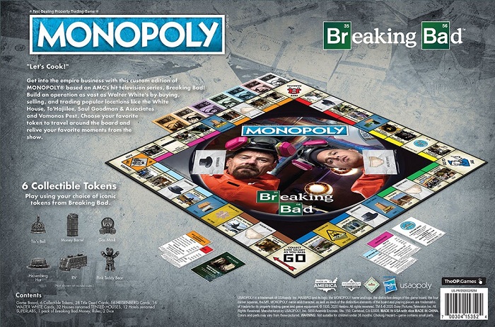Monopoly rend hommage à la série Breaking Bad en lançant une édition spéciale dédiée à la série culte