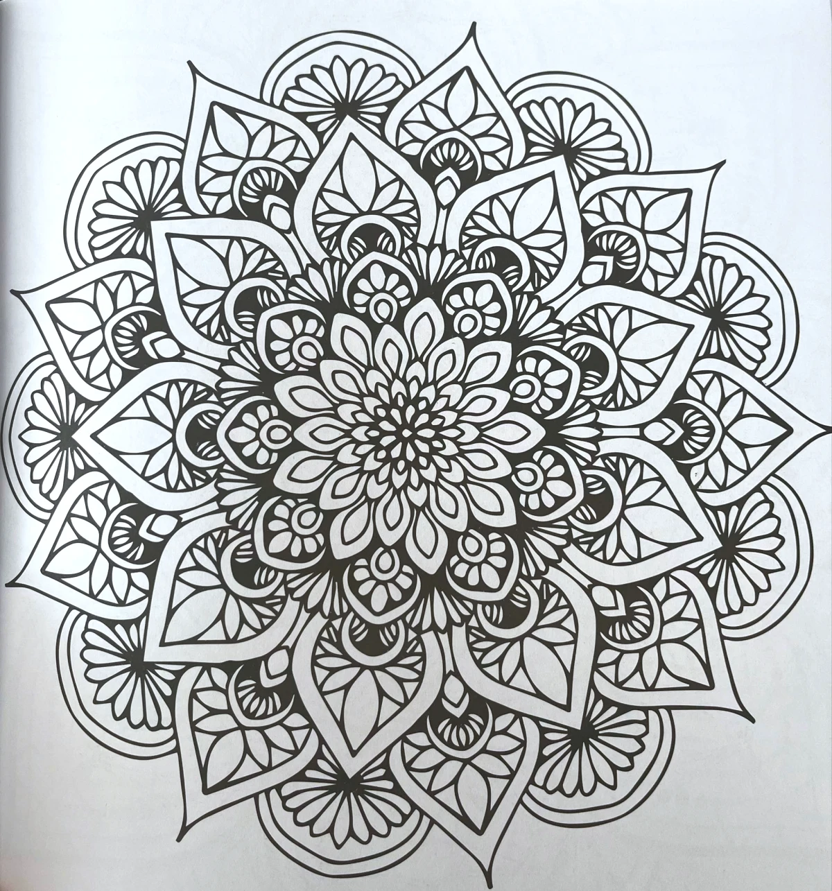 manadala fleur coloriage image gratuite a telecharger