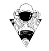 dessin fille noir et blanc dessin fille de dos apprendre a dessiner astronaut idee comment se tatouer