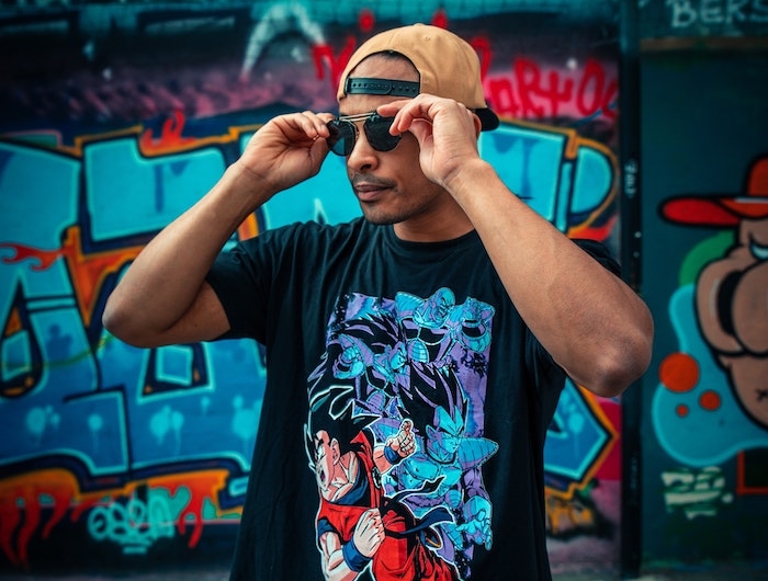 personnage manga idée de tee shirt homme imprimé original tenue homme tendance été 2020