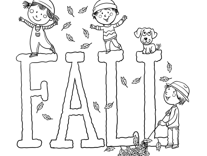 coloriage novembre maternelle lettres automne à colorier dessin simple jeux d enfants nature automne animal de compagnie