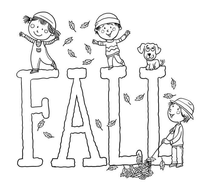 coloriage novembre maternelle lettres automne à colorier dessin simple jeux d enfants nature automne animal de compagnie