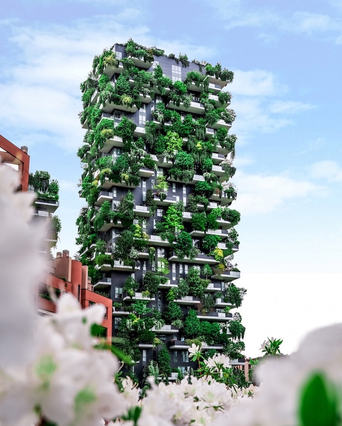 idée batiment design mur vegetal exemple appartements de luxe mode ultra luxe durable original