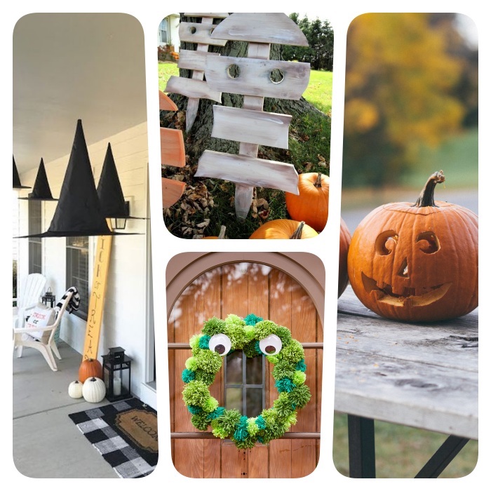 exemples de décoration halloween à faire soi même cirouille fantme sorciere monstre motifs de halloween originaux