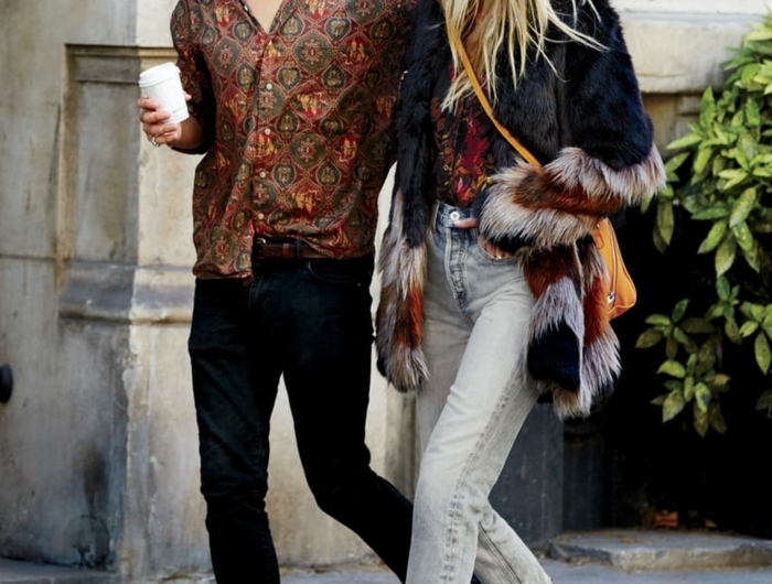 fantastique hippie chic look couple bien habillée tenue vintage tenue parisienne vestiaire des parisiennes être une femme stylée