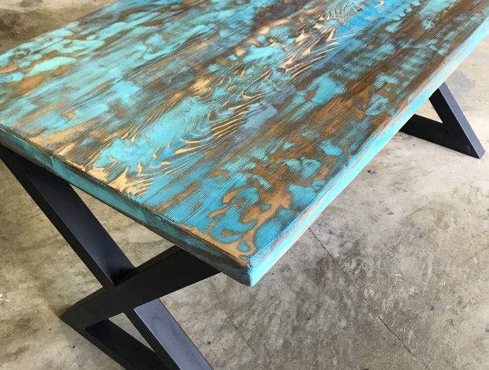 idée de couleur pour repeindre un meuble en bois relooker une table par la peinture