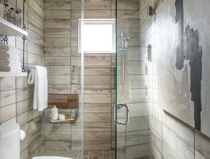 salle de bain avec wc quel type de carrelage de choisir imitation de bois