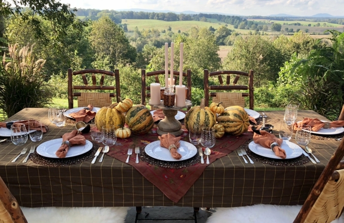 vue champs magnifique idee table decoree tendance deco de table d automne a faire soi meme diy deco mariage au jardin