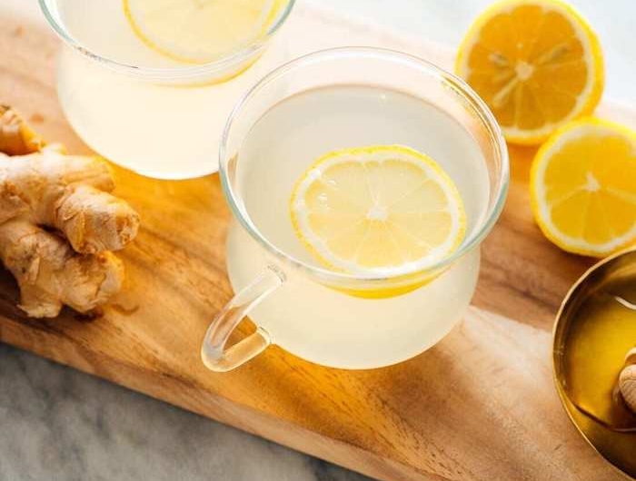 coment faire infusion gingembre citron et curcuma dans une tasse à thé exemple de boisson chaude