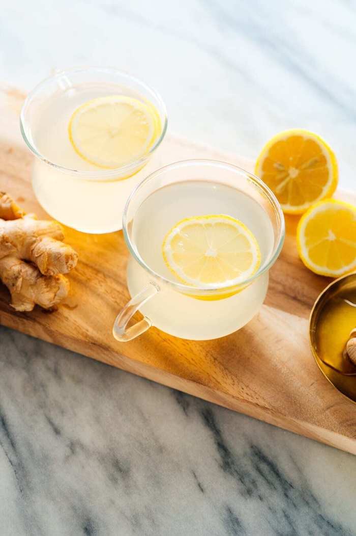 coment faire infusion gingembre citron et curcuma dans une tasse à thé exemple de boisson chaude