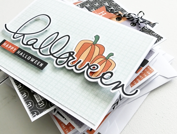 joyeux halloween carte maison dessin citrouille bricolage halloween facile papier cartonné art pliage papier scrapbooking
