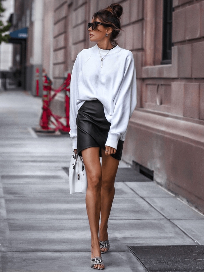 1001 Id es De Tenue Avec Jupe En Cuir Moderne Et Chic 1001 Id es De Tenue Avec Jupe En Cuir Moderne Et Chic