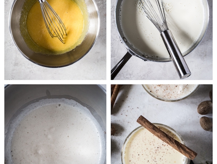 recette lait de poule à base de lait blanc et jaunes d oeuf vanille noix de muscade