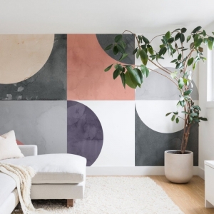 44 exemples de peinture murale géométrique pour intérieur moderne et captivant