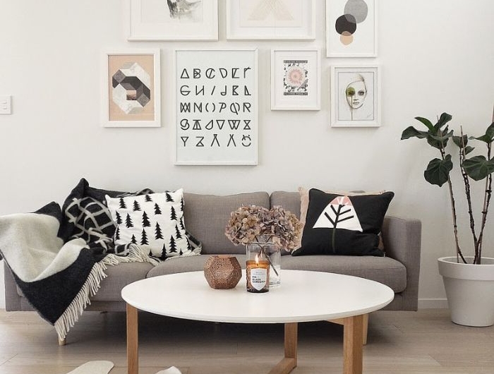 Salon scandinave cocooning – 10 commandements pour une déco au top