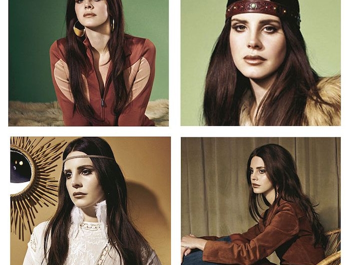 lana del ray exemple d esthetique des années 70s tenue stylée femme