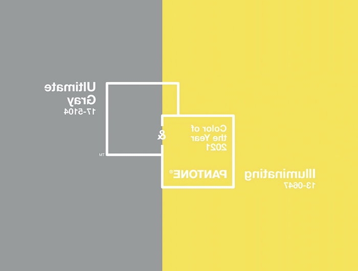 nuancuer pantone les couleurs de l année jaune lumineux et gris ultime