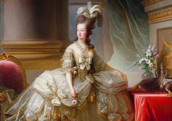 marie antoienette la reine à rendre les couleurs pastel populaires dans la crou royale mode et intérieur