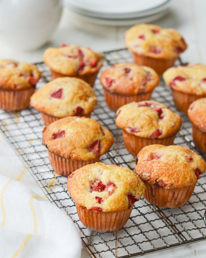 muffins aux fraises petit gateau à la fraise maison facile a faire recette maison avec peu d ingredients