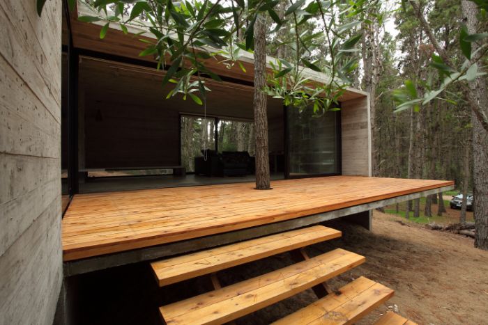 deco exterieur maison terrasse en hauteur devant maison de bois ecologique exemple design d intérieur d exrtérieur