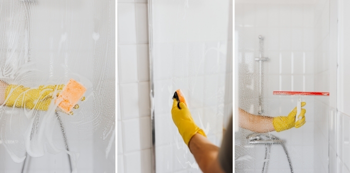 methode facile pour laver ses vitres et miroirs efficace sans produits chimiques sans traces accessoires nettoyage salle de bain cabine douche