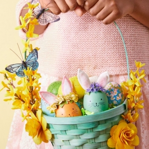 Fabriquer un panier de Pâques en maternelle - projets destinés aux plus petits