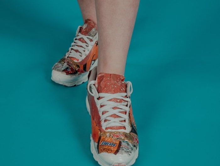 basket à la mode exemple chaussure ecologique de matériaux recyclées design original.jfif