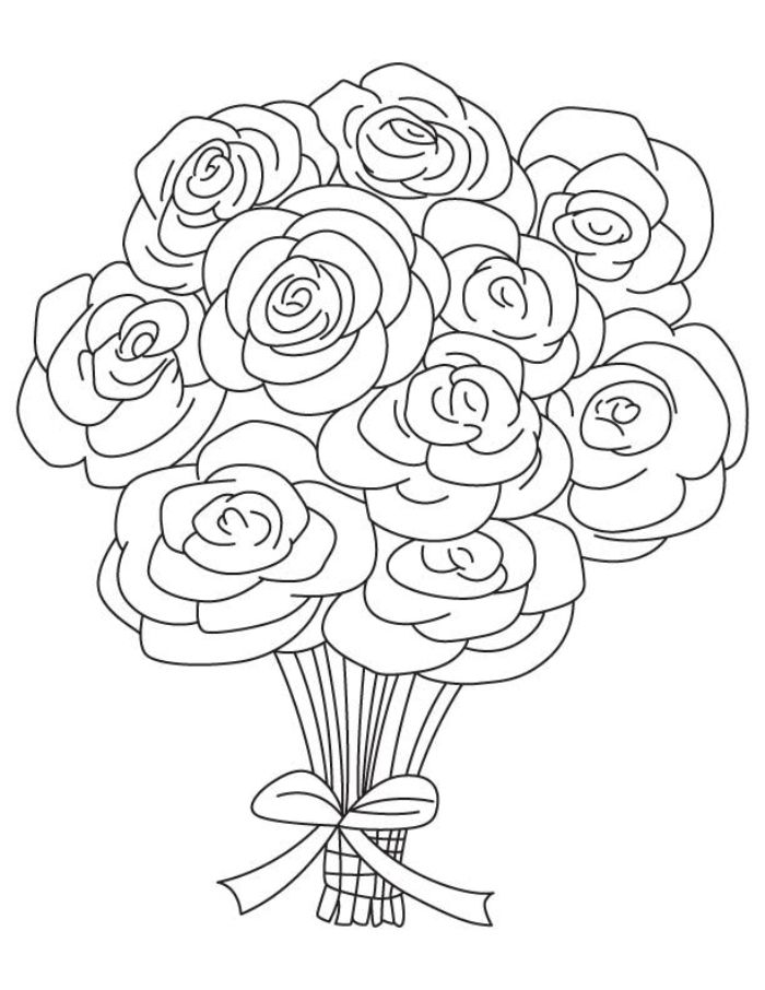 comment dessiner une rose au crayon idée de croquis sans couleur à réaliser par enfant débutant