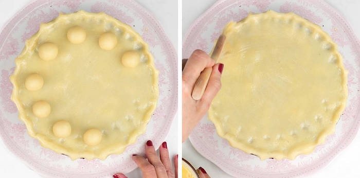 comment faire etape par etpae la couverture d un gateau simnel