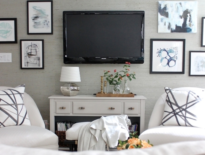 Déco et habillage du mur derrière tv : nos conseils malins pour ...