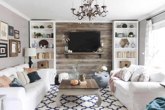 Déco et habillage du mur derrière tv : nos conseils malins pour ...