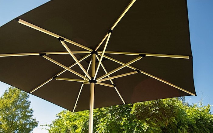 quelle toile de parasol choisir exemples de parasols pour le jardin et la terrasse