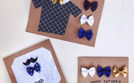 papier crafte pour carte pour papa fait main p6ates colorés noeud de papillon chemise moustaches papier