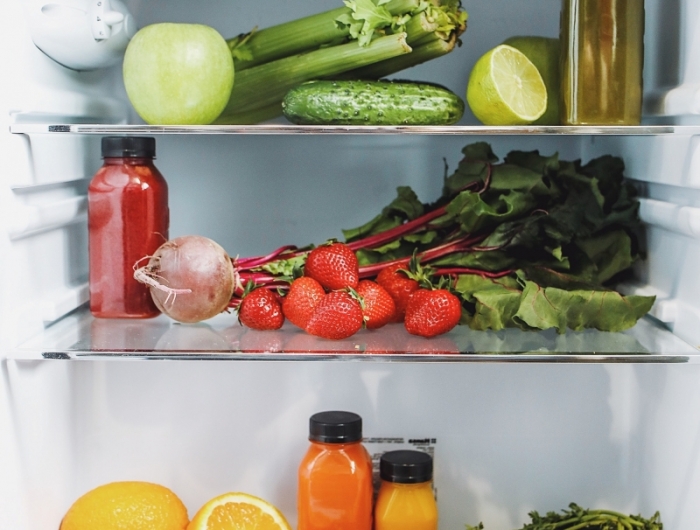 conservation légumes et fruits dans le réfrigérateur période une semaine