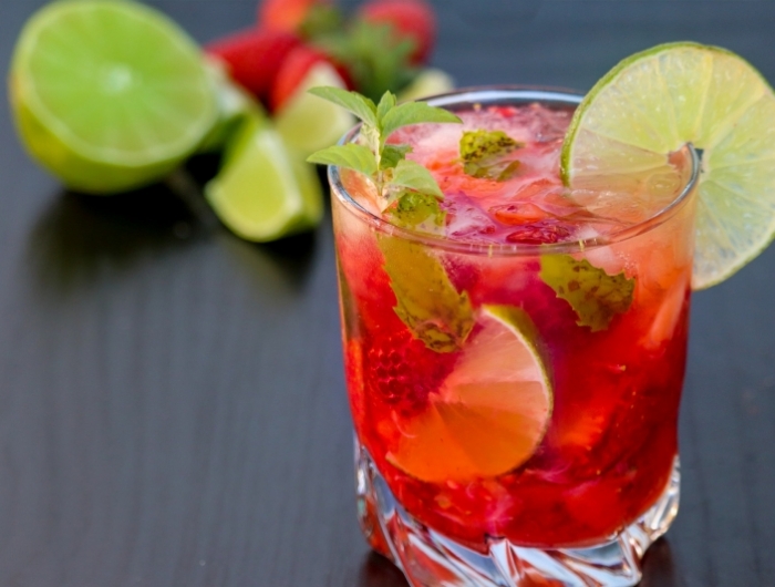 recette boisson été sans alcool cocktail mojito maison framboises citron vert