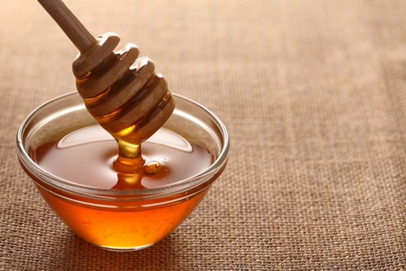 recette de sorbet miel dans une boule