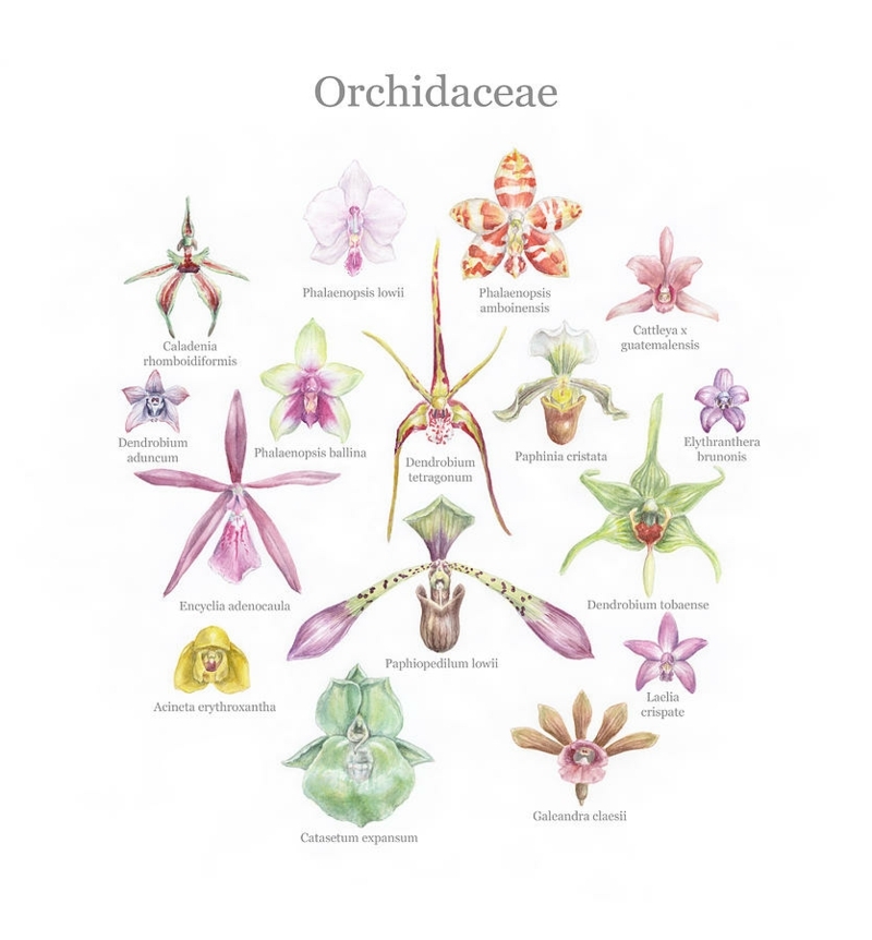 selection of orchid species megan kunst