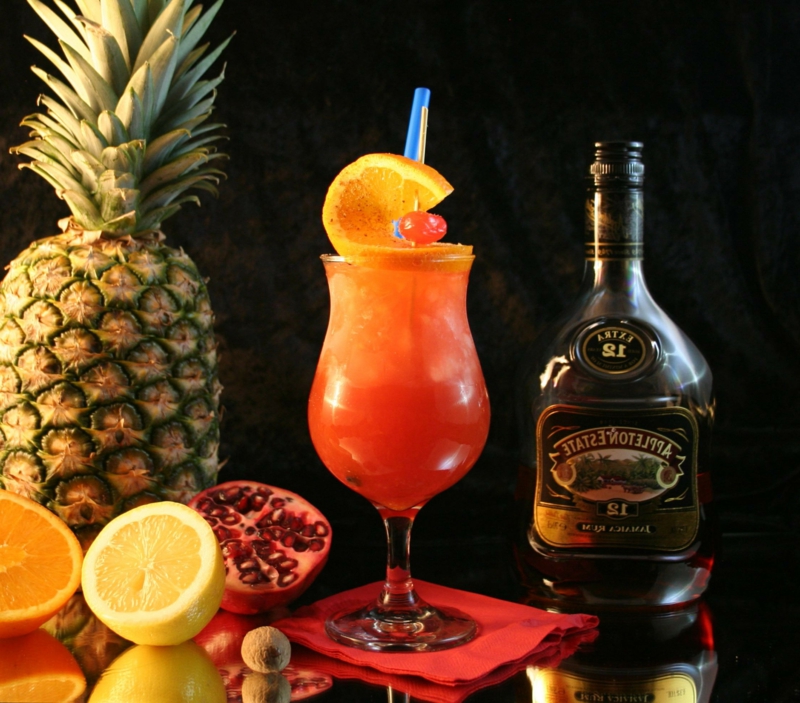 cocktail planteur un planteur au rhum brun et ananas