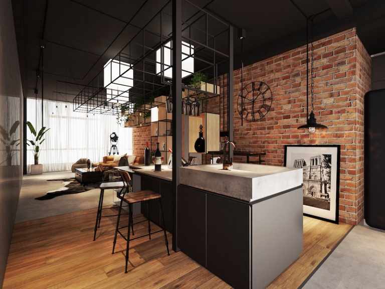 Comment adopter une cuisine style industriel en noir et bois – nos