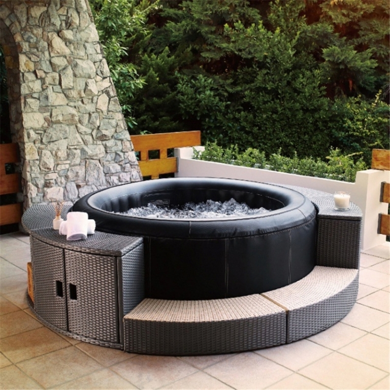 Decoration Autour Dun Spa Gonflable