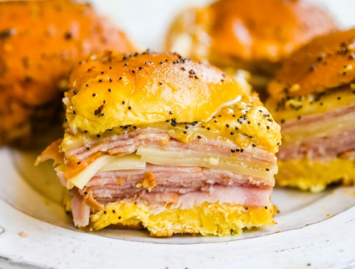 planche apéro originale des piles au jambon et au fromage