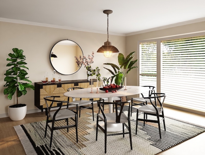 quel plafonnier dans la salle à manger chaise bois plantes plafonnier laiton élégant